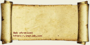 Milana Stamatović vizit kartica